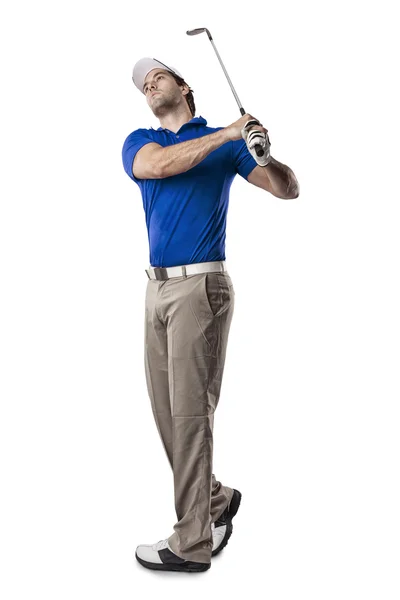 Männlicher Golfspieler — Stockfoto