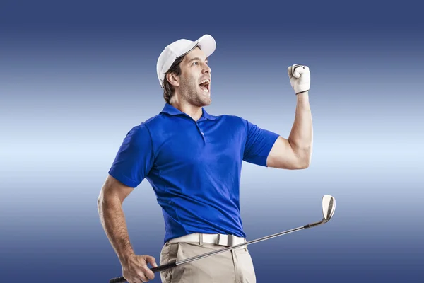 Jogador de golfe masculino — Fotografia de Stock