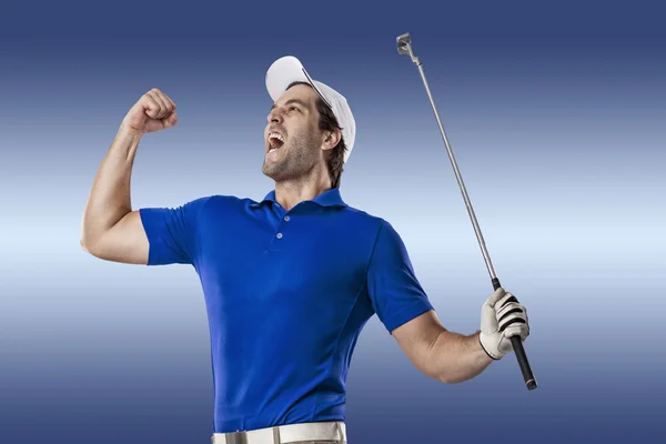 Jogador de golfe masculino — Fotografia de Stock