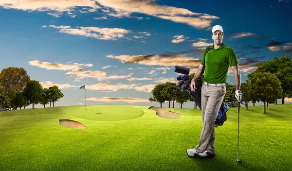 Male Golf Player — Stock Photo, Image