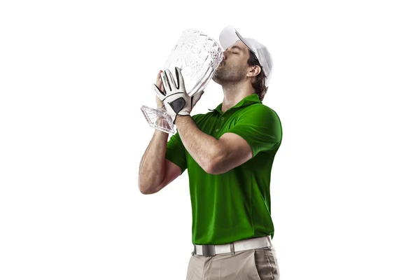 Jugador de golf masculino — Foto de Stock