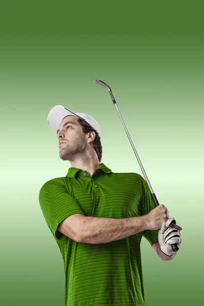 Jogador de golfe masculino — Fotografia de Stock