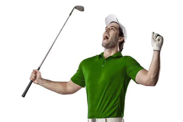 Jugador de golf masculino — Foto de Stock