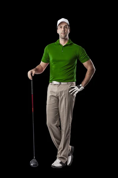 Jogador de golfe masculino — Fotografia de Stock