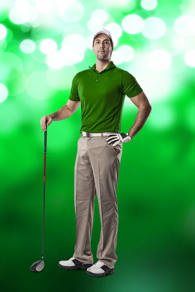 Manliga golf spelare — Stockfoto