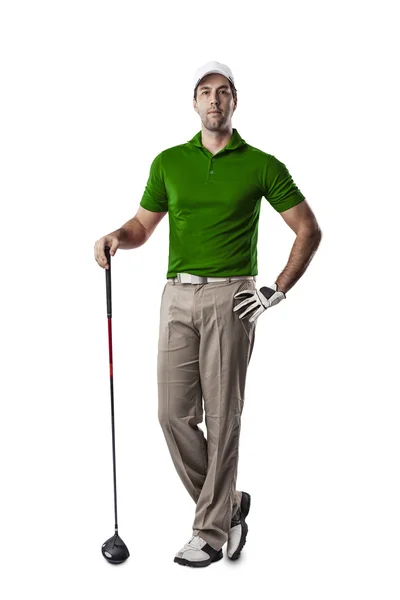 Jugador de golf masculino — Foto de Stock