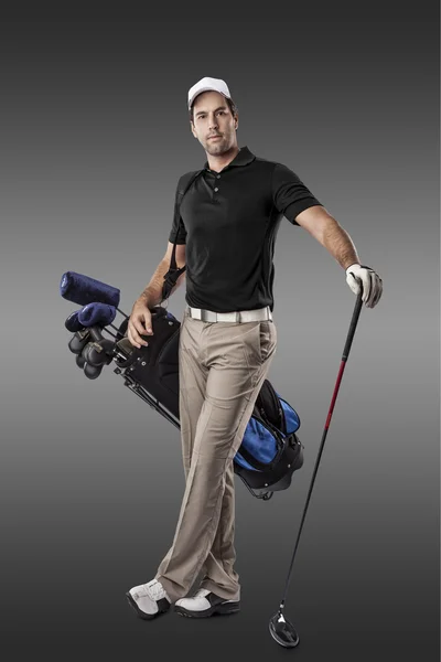 Jogador de golfe masculino — Fotografia de Stock