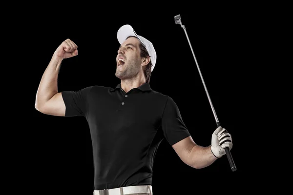 Jogador de golfe masculino — Fotografia de Stock