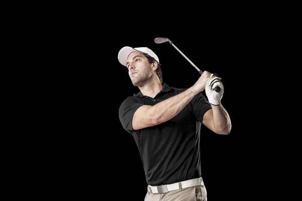 Männlicher Golfspieler — Stockfoto