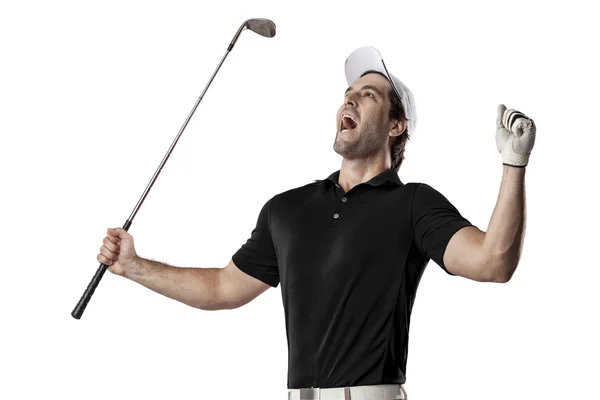 Jogador de golfe masculino — Fotografia de Stock