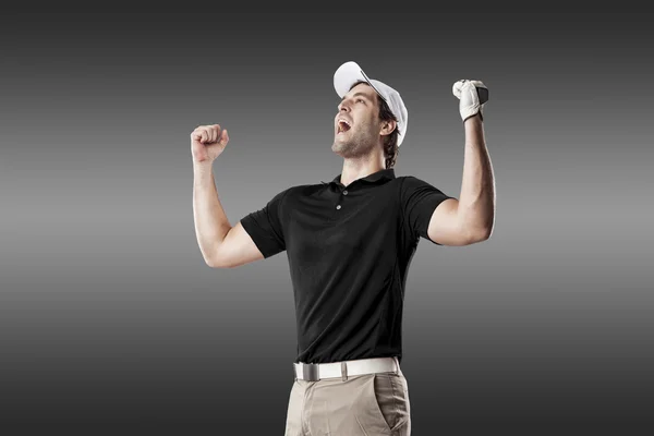 Jogador de golfe masculino — Fotografia de Stock