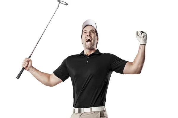 Jugador de golf masculino — Foto de Stock