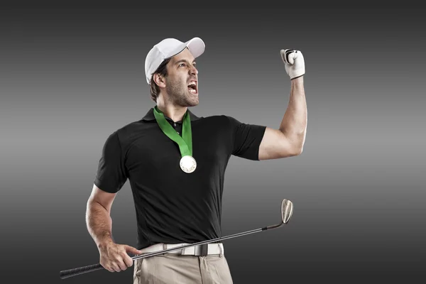 Jugador de golf masculino — Foto de Stock