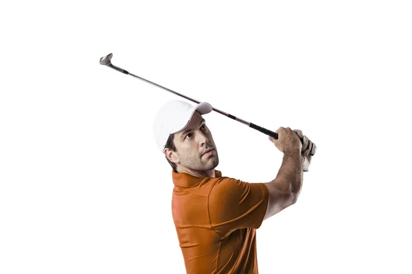 Männlicher Golfspieler — Stockfoto