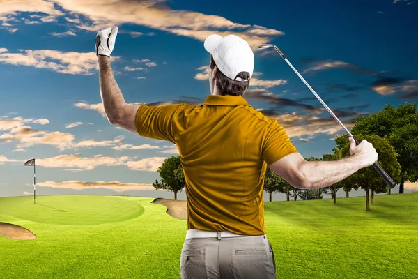 Jogador de golfe masculino — Fotografia de Stock