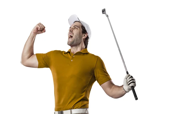 Giocatore di golf maschile — Foto Stock