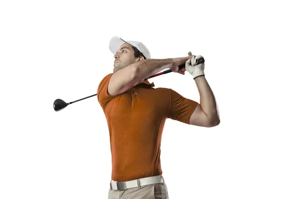 Férfi golf-lejátszó — Stock Fotó