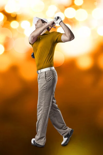 Manliga golf spelare — Stockfoto