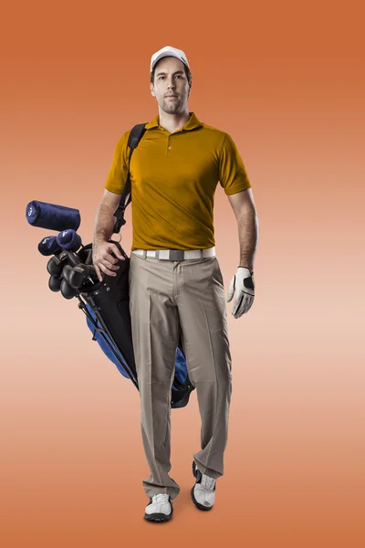 Jugador de golf masculino — Foto de Stock