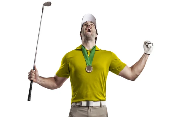 Manliga golf spelare — Stockfoto