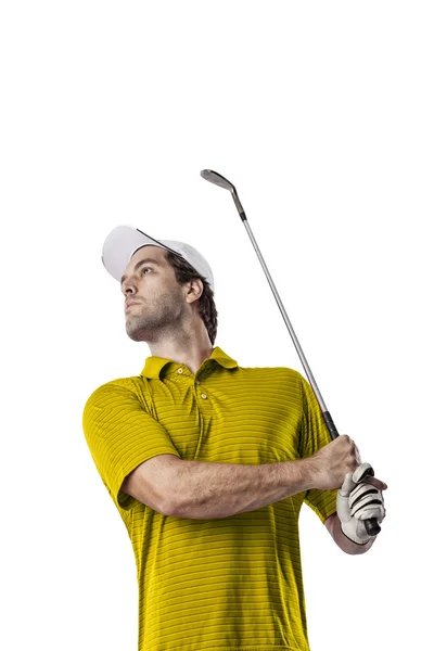 Männlicher Golfspieler — Stockfoto