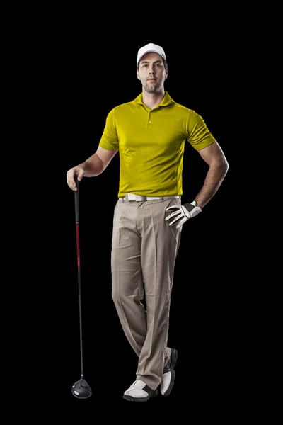 Männlicher Golfspieler — Stockfoto