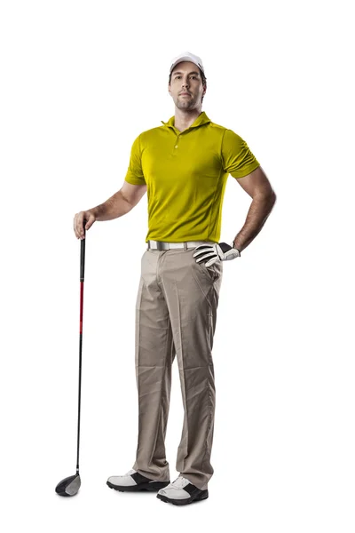 Jogador de golfe masculino — Fotografia de Stock