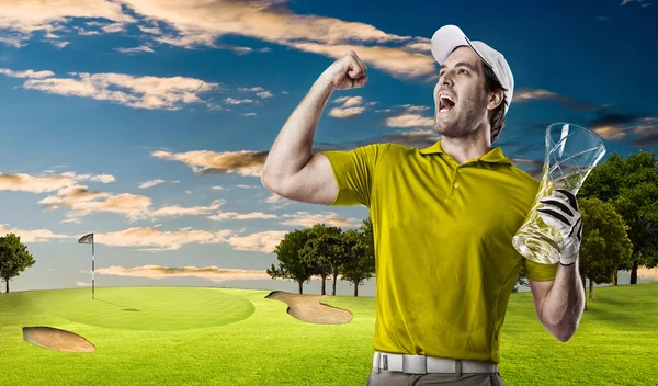 Jogador de golfe masculino — Fotografia de Stock