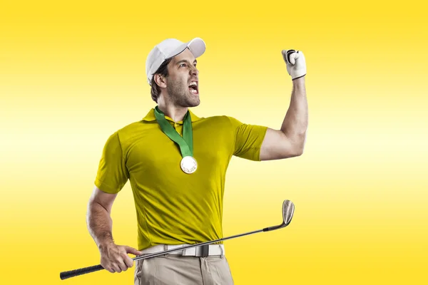 Jogador de golfe masculino — Fotografia de Stock