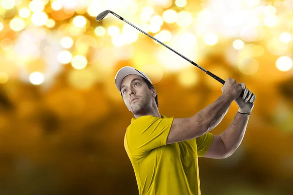 Männlicher Golfspieler — Stockfoto