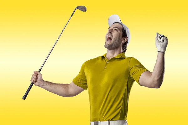 Jogador de golfe masculino — Fotografia de Stock