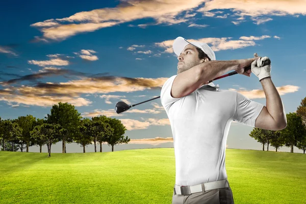Игрок в гольф — стоковое фото