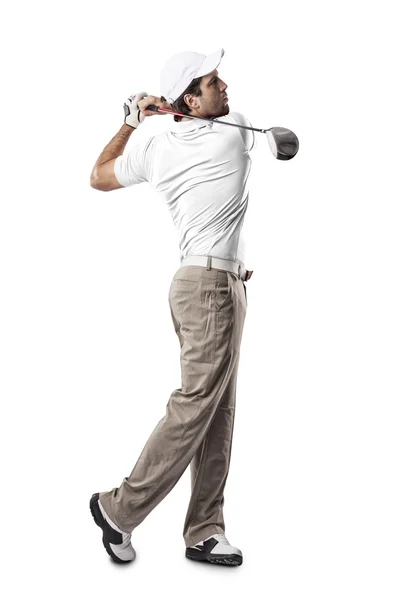 Männlicher Golfspieler — Stockfoto