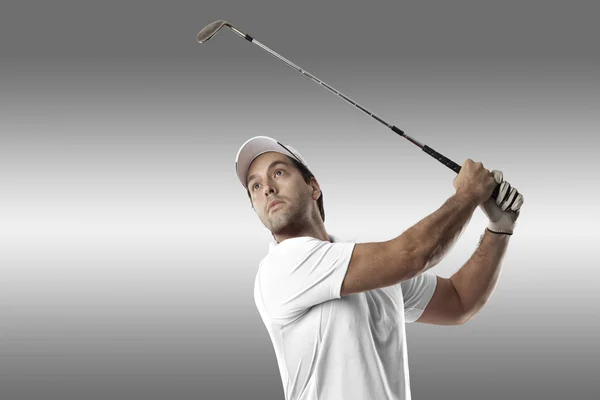 Männlicher Golfspieler — Stockfoto