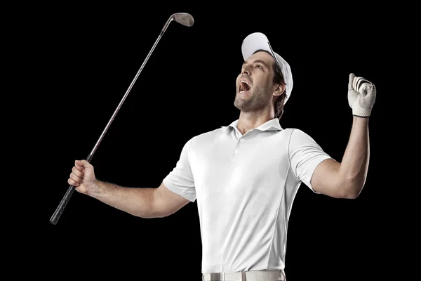 Jogador de golfe masculino — Fotografia de Stock