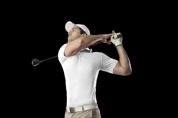 Jogador de golfe masculino — Fotografia de Stock