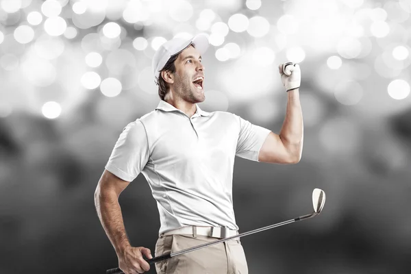 Jugador de golf masculino — Foto de Stock