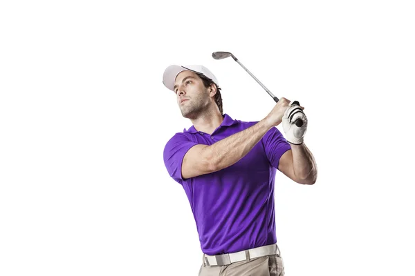 Männlicher Golfspieler — Stockfoto