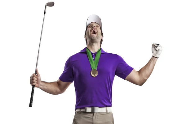 Jugador de golf masculino —  Fotos de Stock