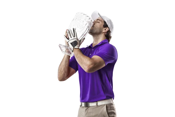 Männlicher Golfspieler — Stockfoto