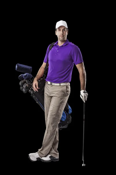 Jogador de golfe masculino — Fotografia de Stock