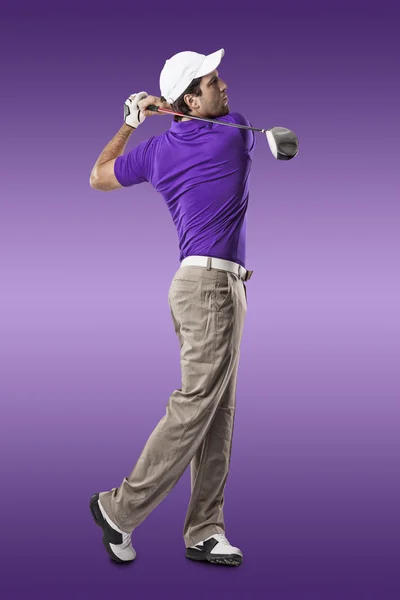 Jugador de golf masculino — Foto de Stock