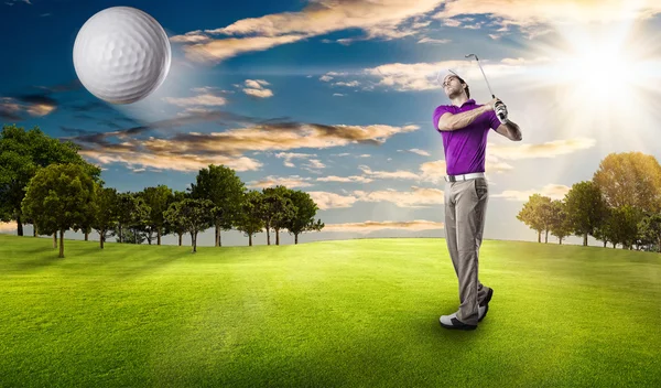 Manliga golf spelare — Stockfoto