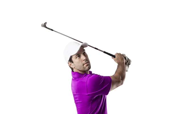 Jogador de golfe masculino — Fotografia de Stock