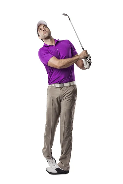 Männlicher Golfspieler — Stockfoto