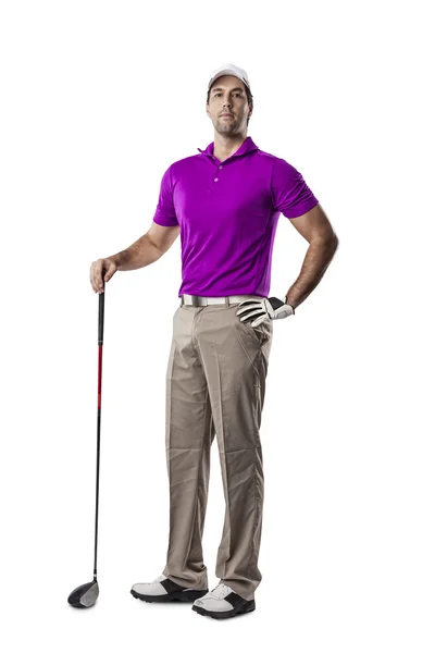 Jugador de golf masculino — Foto de Stock