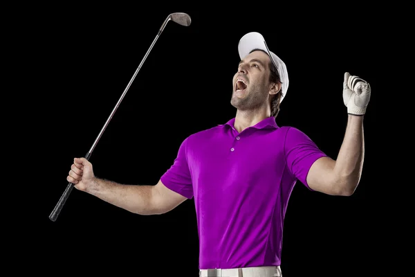 Jogador de golfe masculino — Fotografia de Stock