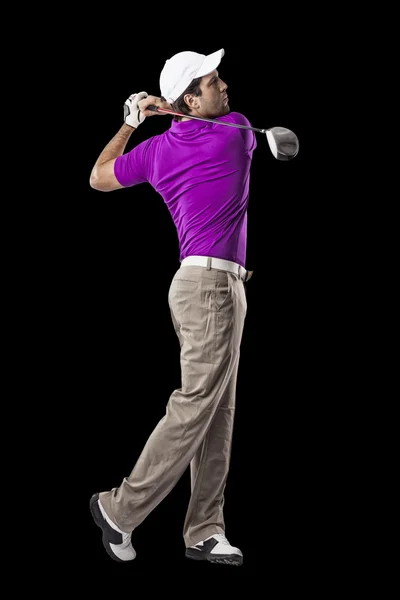 Männlicher Golfspieler — Stockfoto