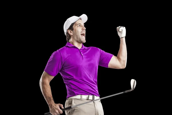 Männlicher Golfspieler — Stockfoto