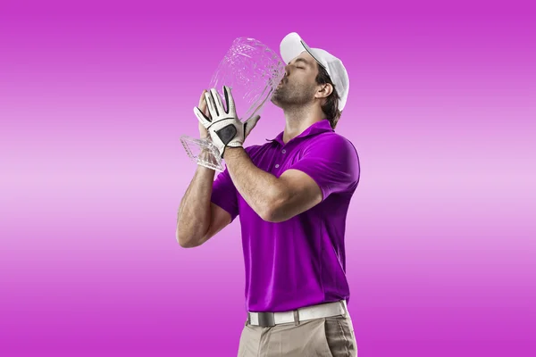 Jugador de golf masculino — Foto de Stock